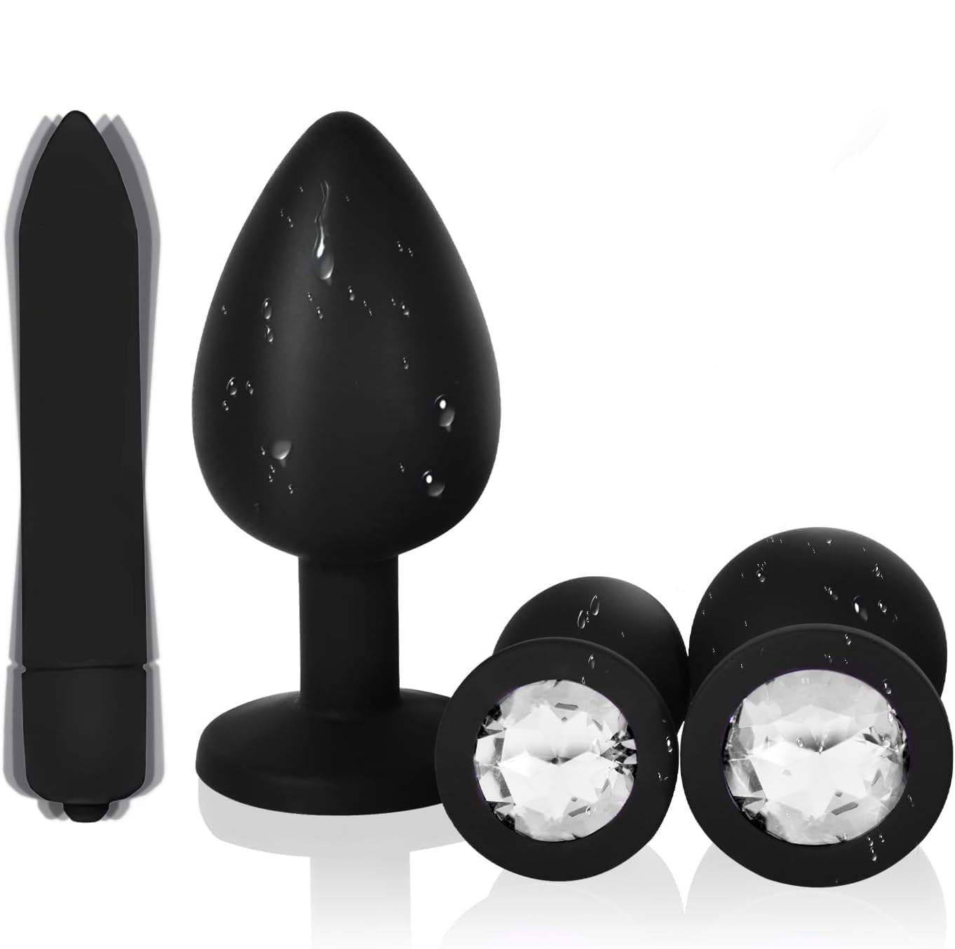 Couple 4Pcs Training Butt Plug Sets 