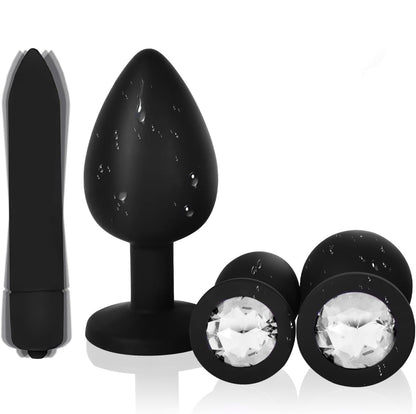 Couple 4Pcs Training Butt Plug Sets 