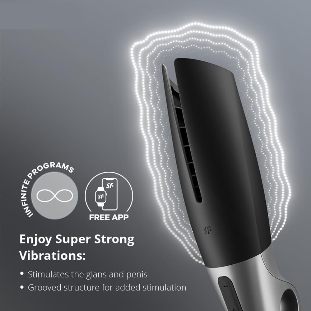 Power Masturbator Black/Silver