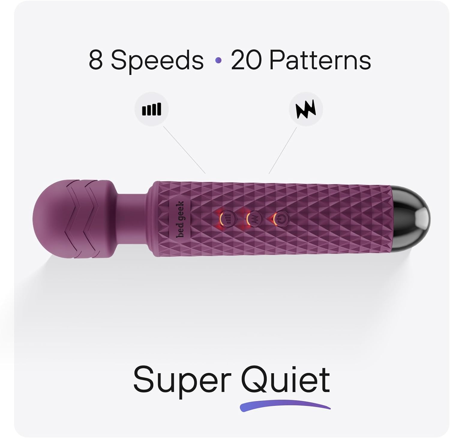 Handheld Cordless Personal Wand Massager 