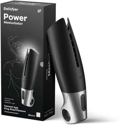 Power Masturbator Black/Silver