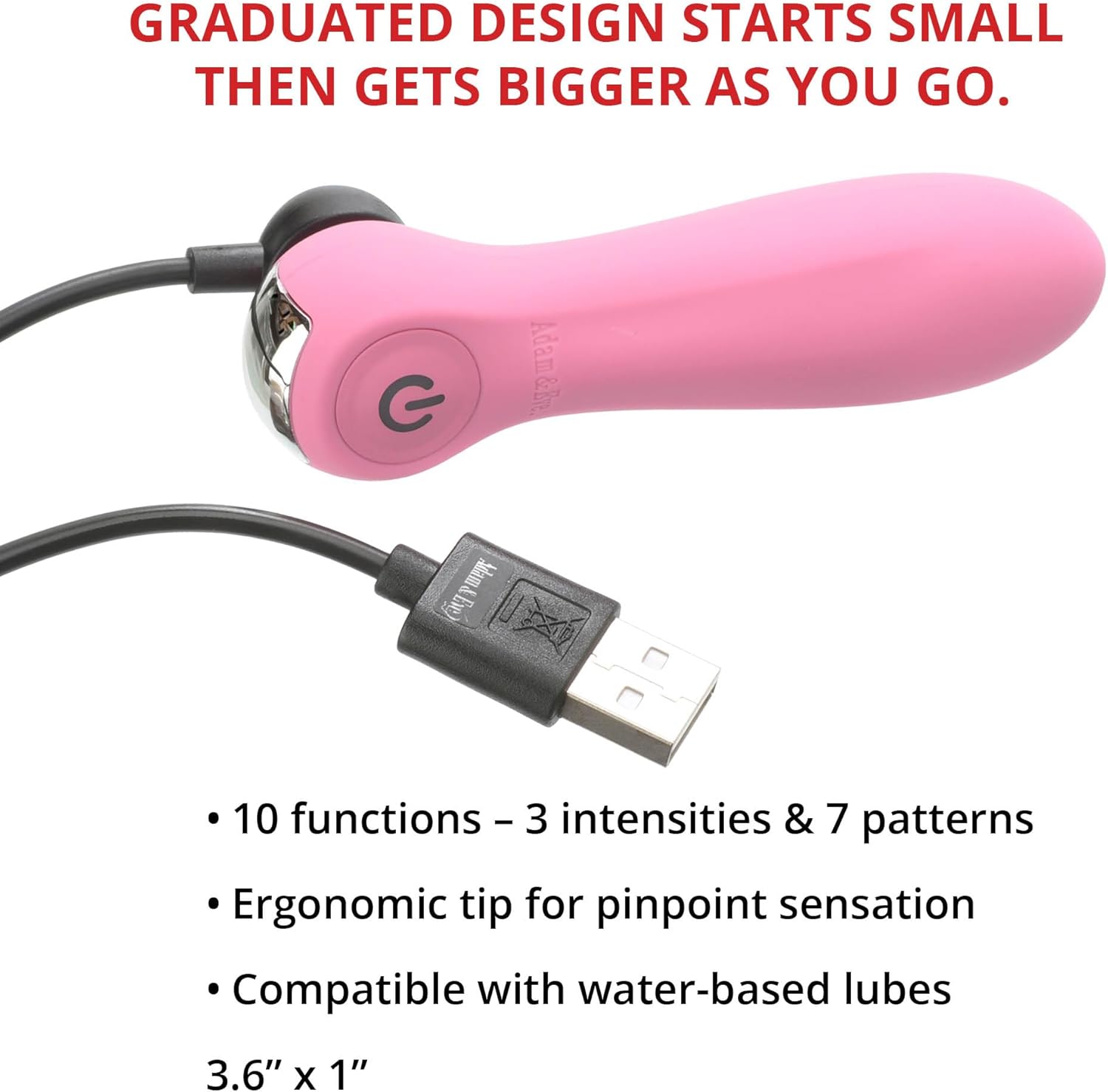 Pink Powerful Bullet Vibrator