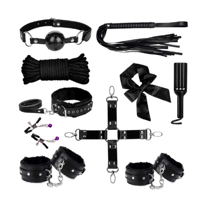 Bondage Restraints 10 Pcs Set