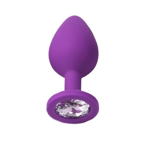 3 Pcs Silicone Jewel Butt Plug Set